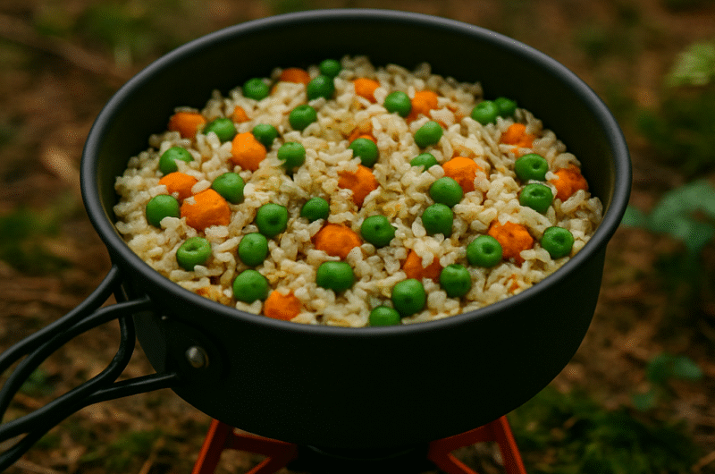 Riz sauté aux légumes